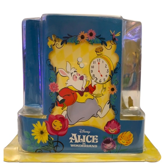 FINAL PRICE! Disney, 2010, Alice In Wonderland, Glitter Figurine Plays ent - Picture 2 of 10